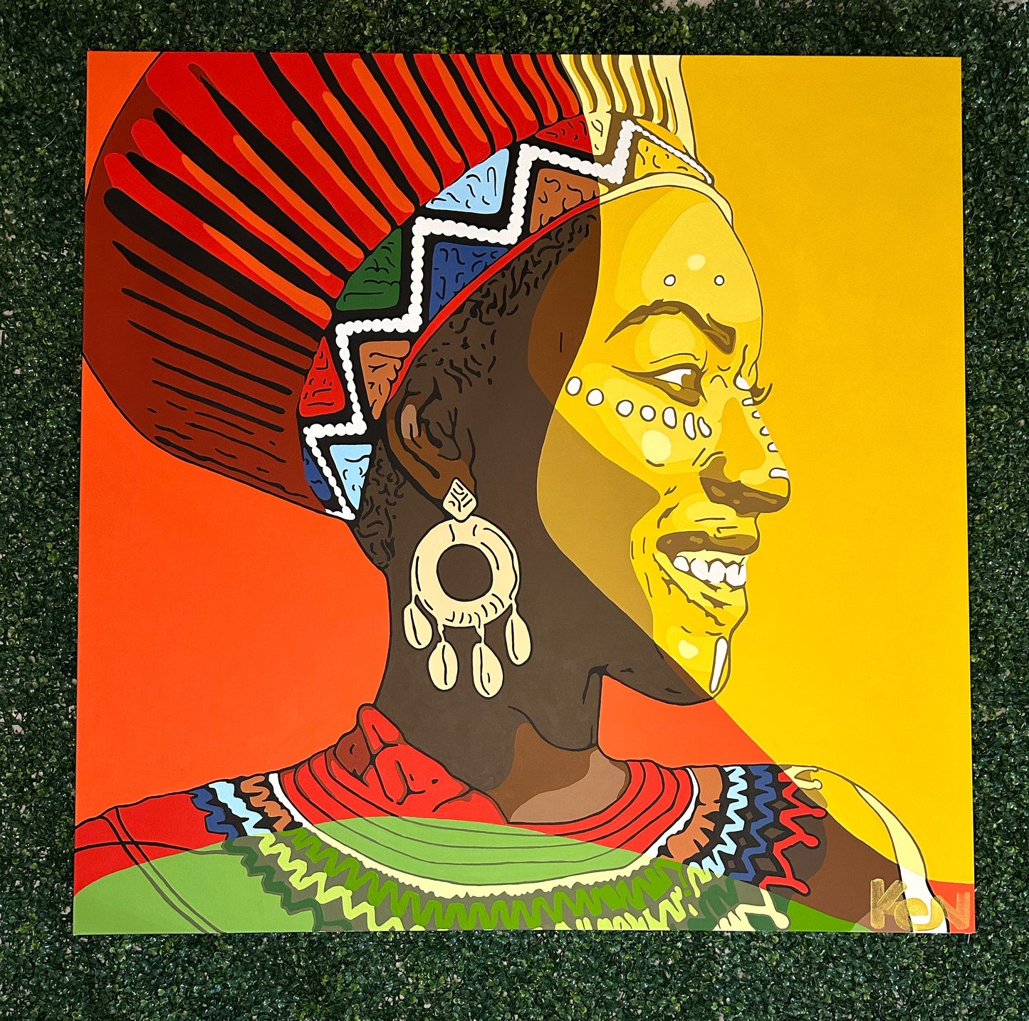 “Foremothers” 48 x 48in. Original Painting