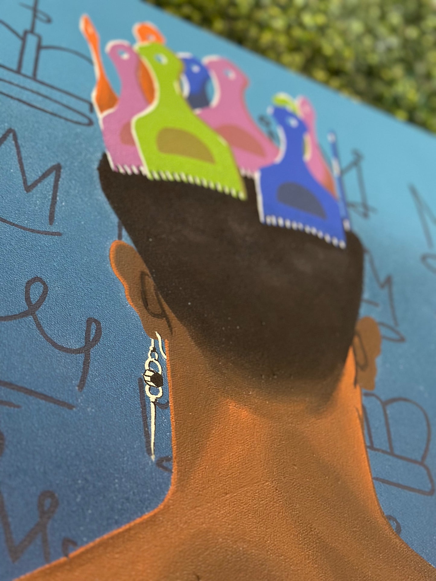 “Crown” 24 x 24in. Original Painting