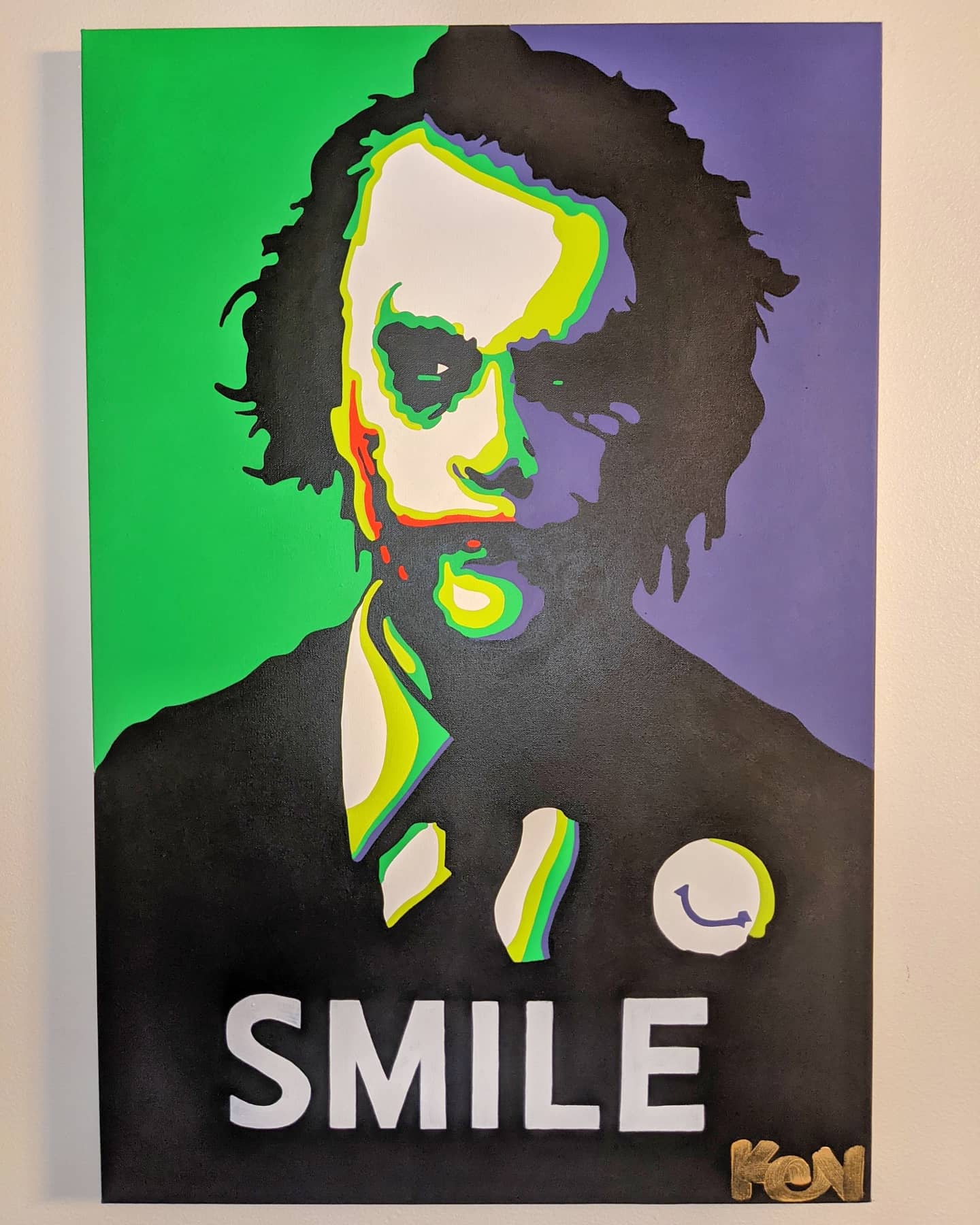"The Dark Smile" 24 x 36in. Original Painting
