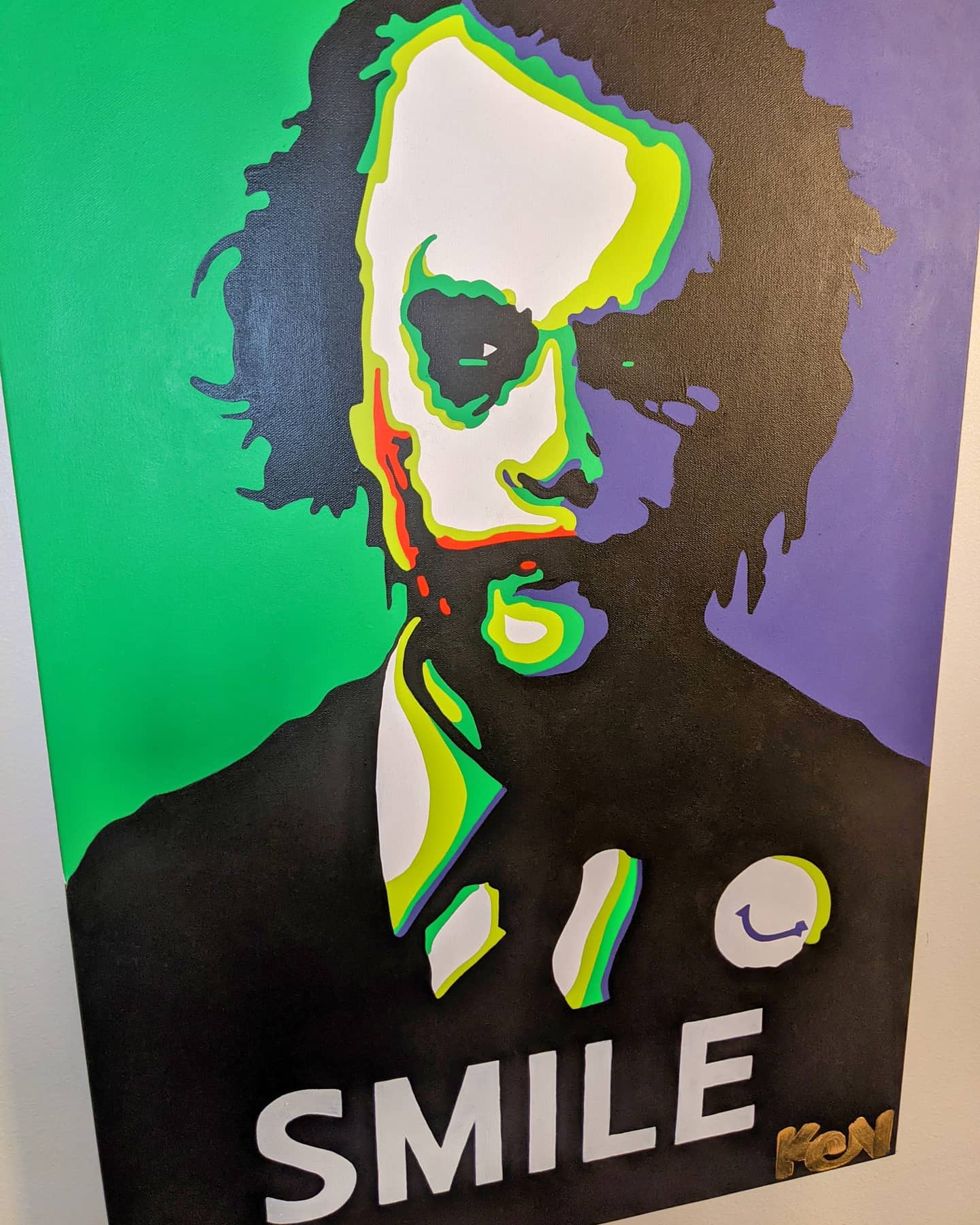 "The Dark Smile" 24 x 36in. Original Painting