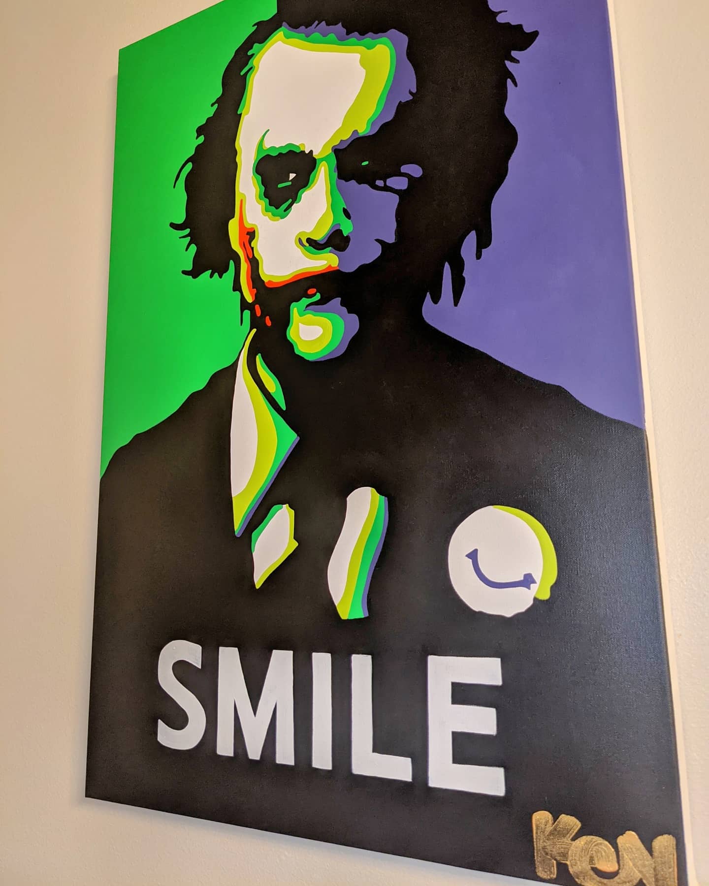 "The Dark Smile" 24 x 36in. Original Painting