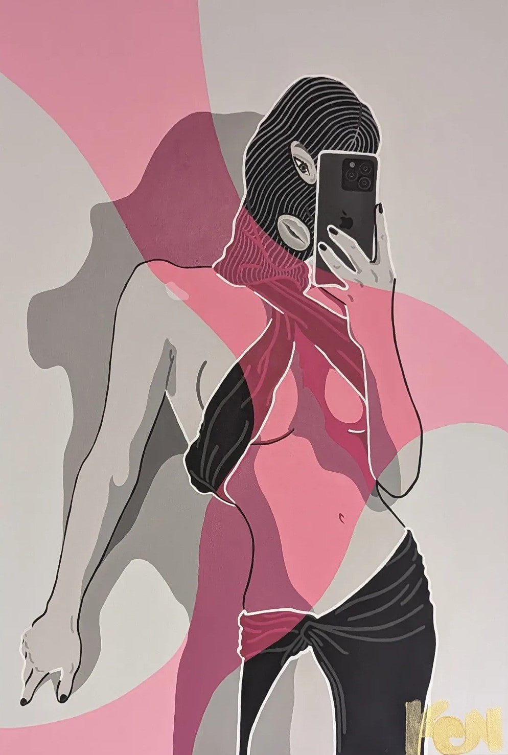 "Sinister Pt.2" 24 x 36in. Original Painting