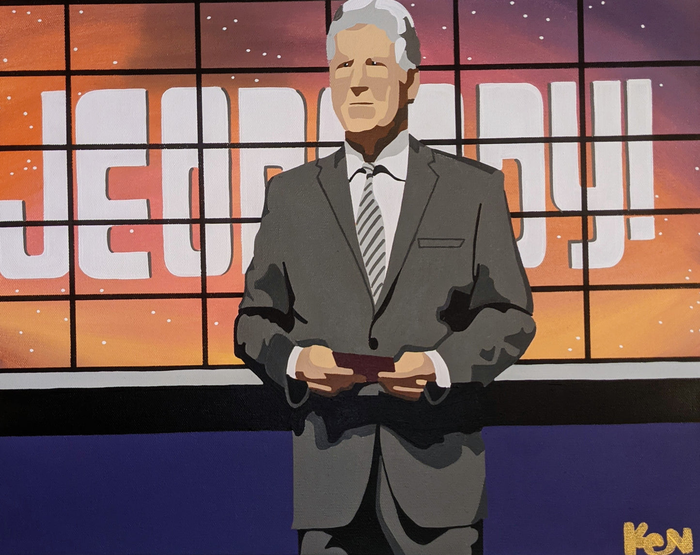 "The Trebek Tribute" 8.5 x 11in. Print