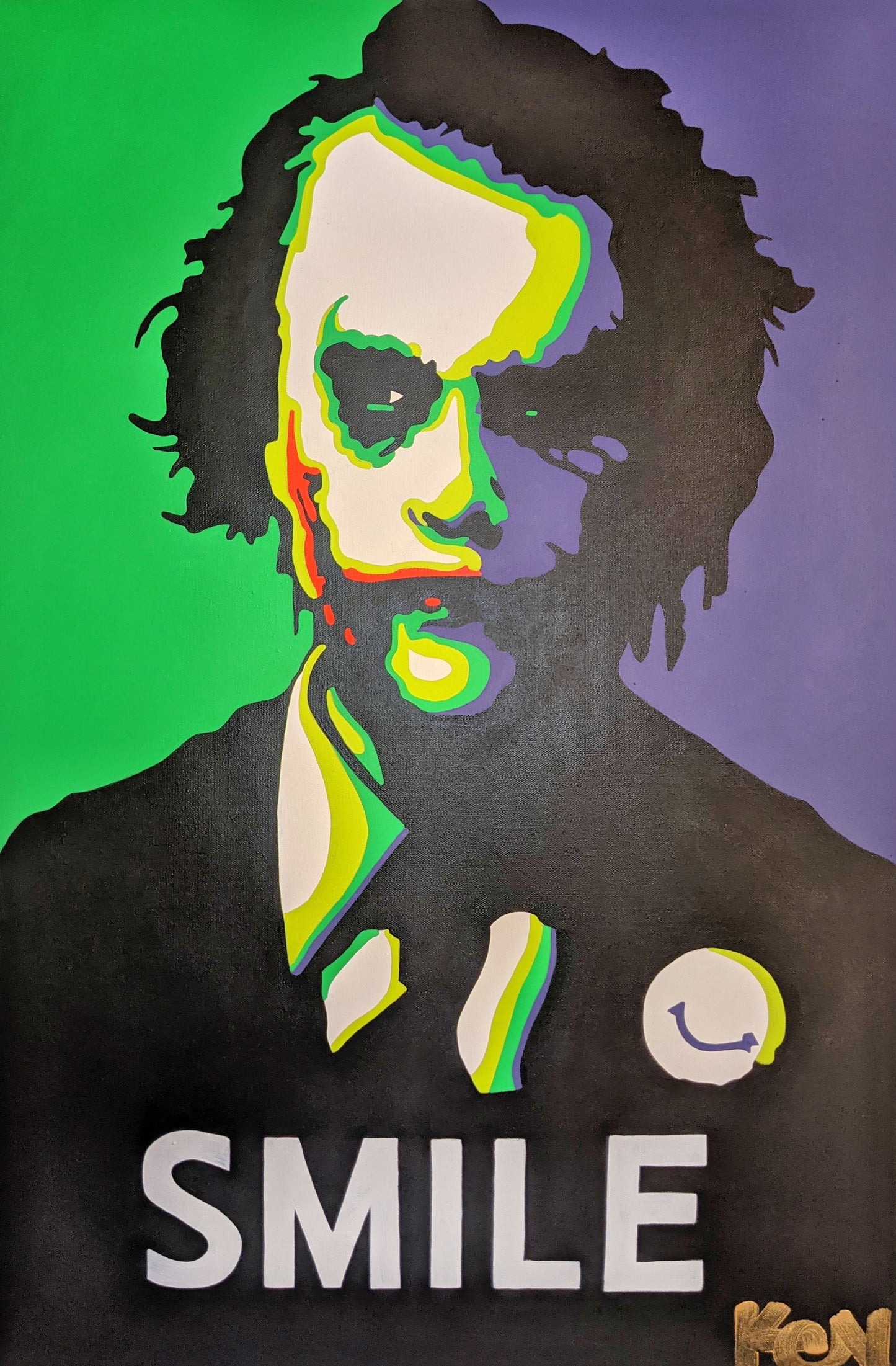 "The Dark Smile" 24 x 36in. Original Painting