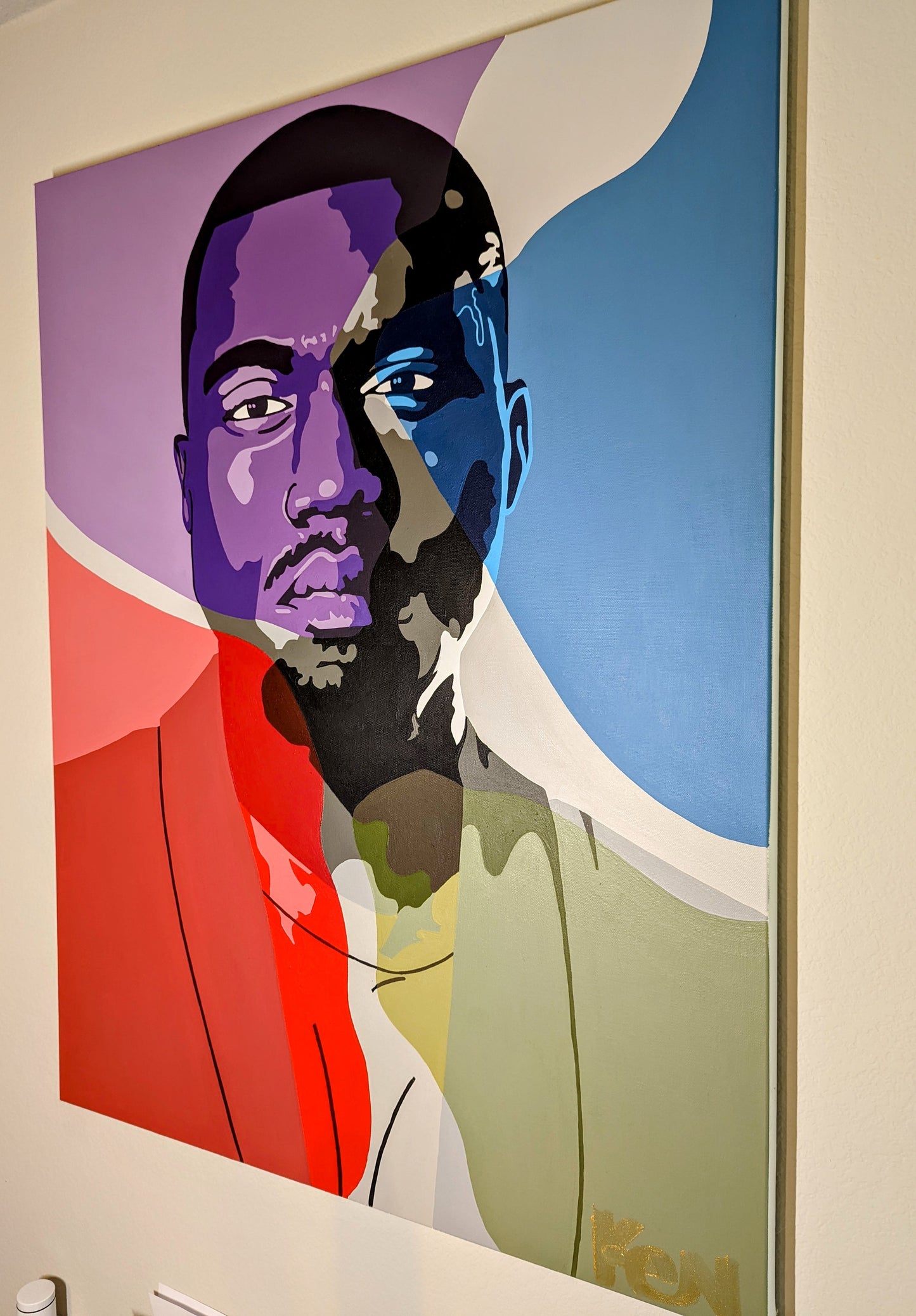 "Jeen-yuhs" 30 x 40in. Original Painting