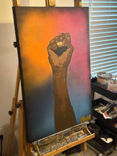 Load image into Gallery viewer, “Power to the People” 24 x 36in. Original painting
