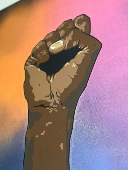 “Power to the People” 24 x 36in. Original painting