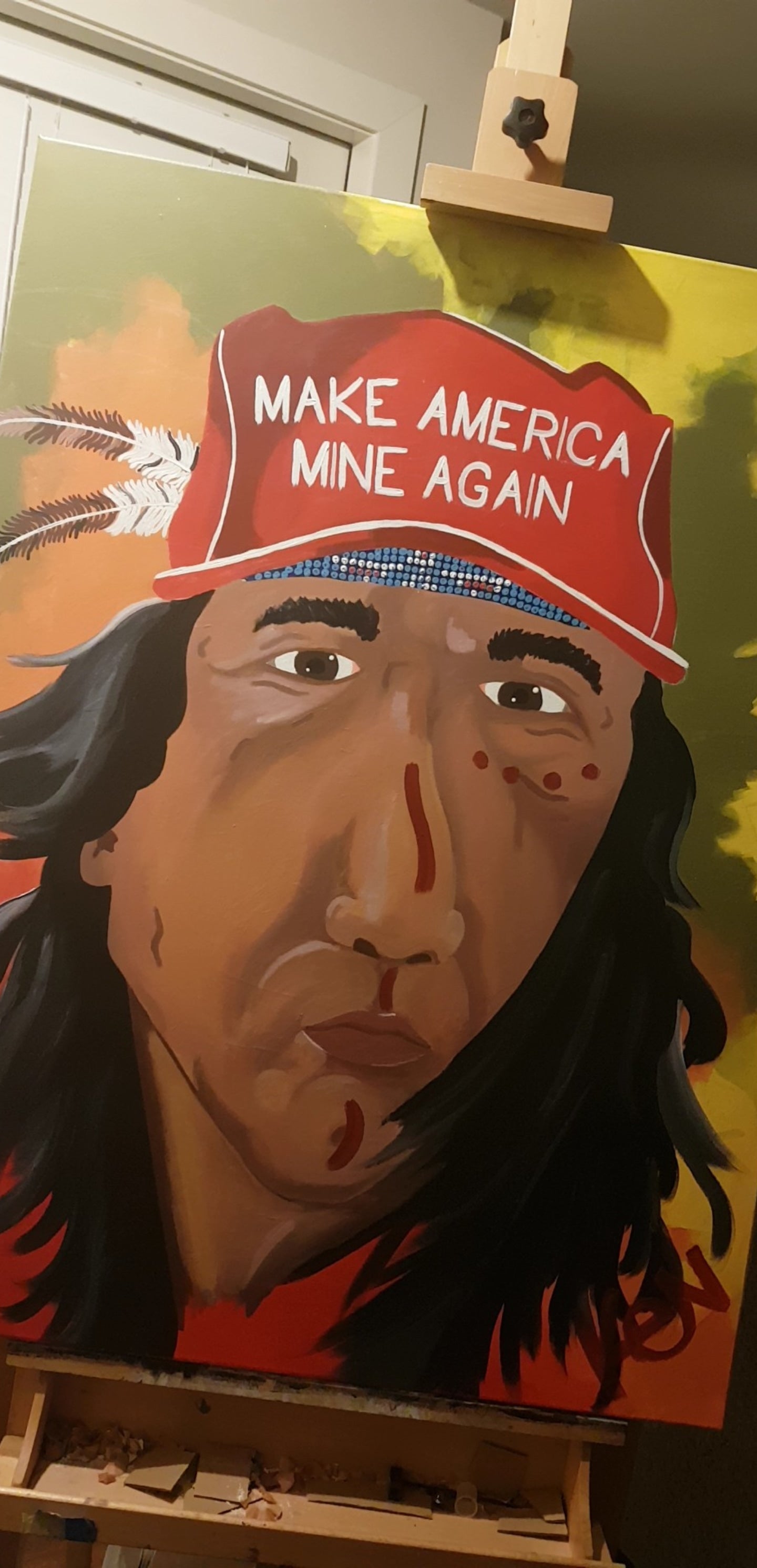 "American Robbery" 30 x 40in. Original Painting
