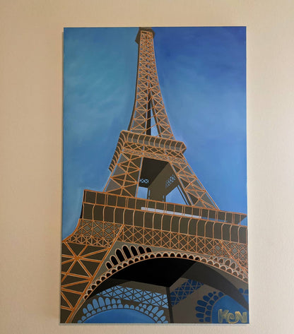 "Paris Blues" 30 x 48in. Original Painting
