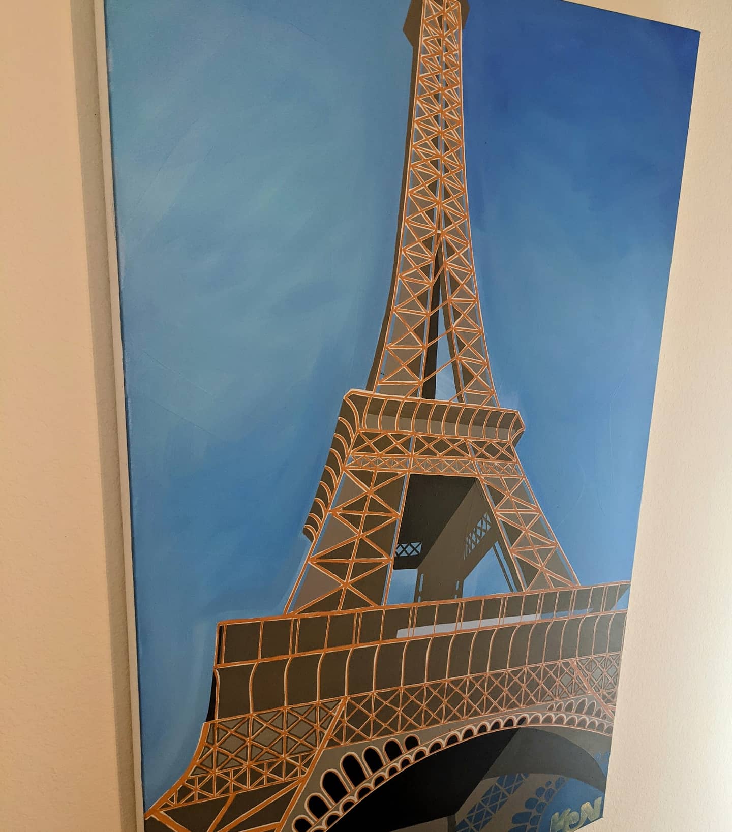 "Paris Blues" 30 x 48in. Original Painting