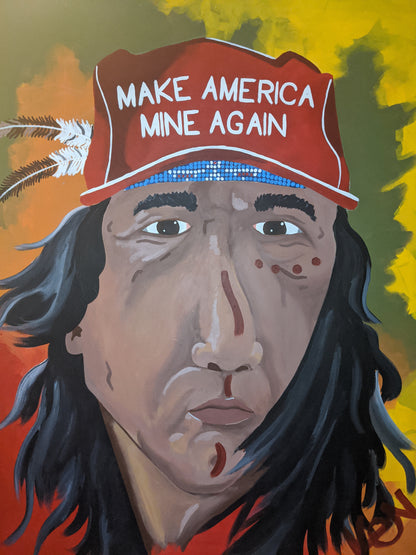 "American Robbery" 30 x 40in. Original Painting