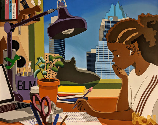 "Writer's Block" 8.5 x 11in. Print