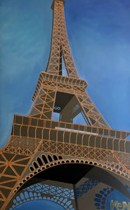 "Paris Blues" 30 x 48in. Original Painting