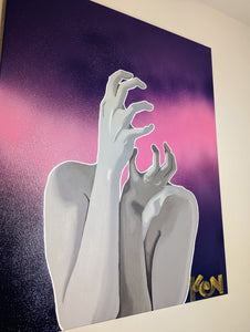 "Can't Get a Grip" 24 x 30in. Original Painting